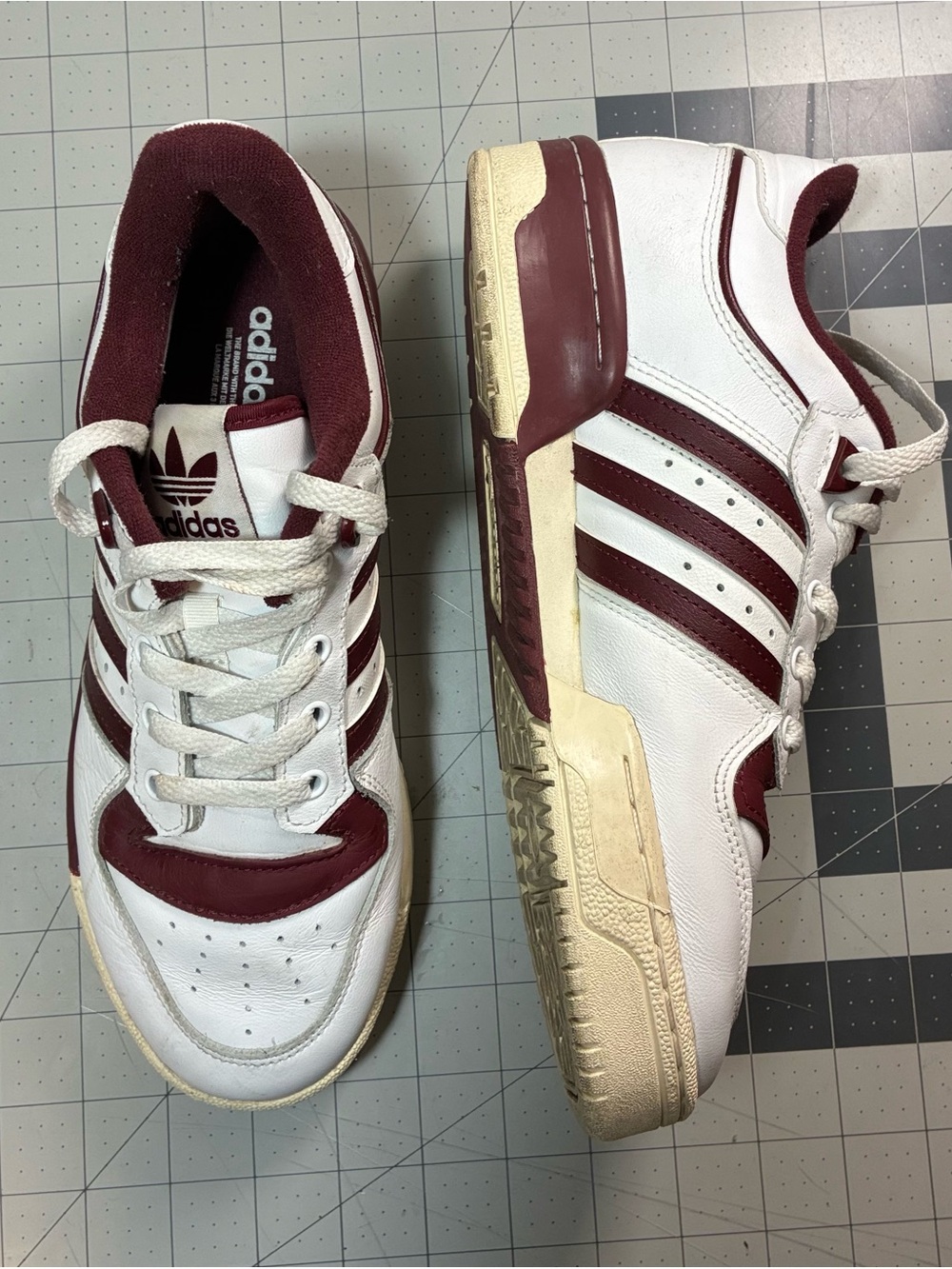 Adidas Rivalry Low 86
White and Burgundy W7.5 - Picture 3 of 6